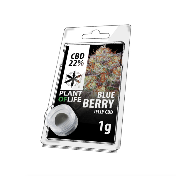 CBD jelly 22% blueberry 1g