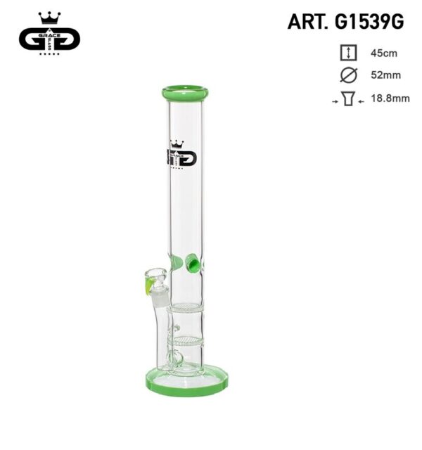 Bong Grace Glass Green 45cm