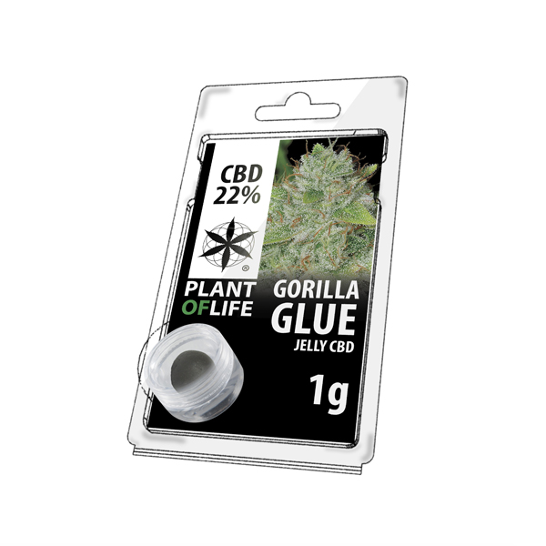 CBD jelly 22% gorilla glue 1g